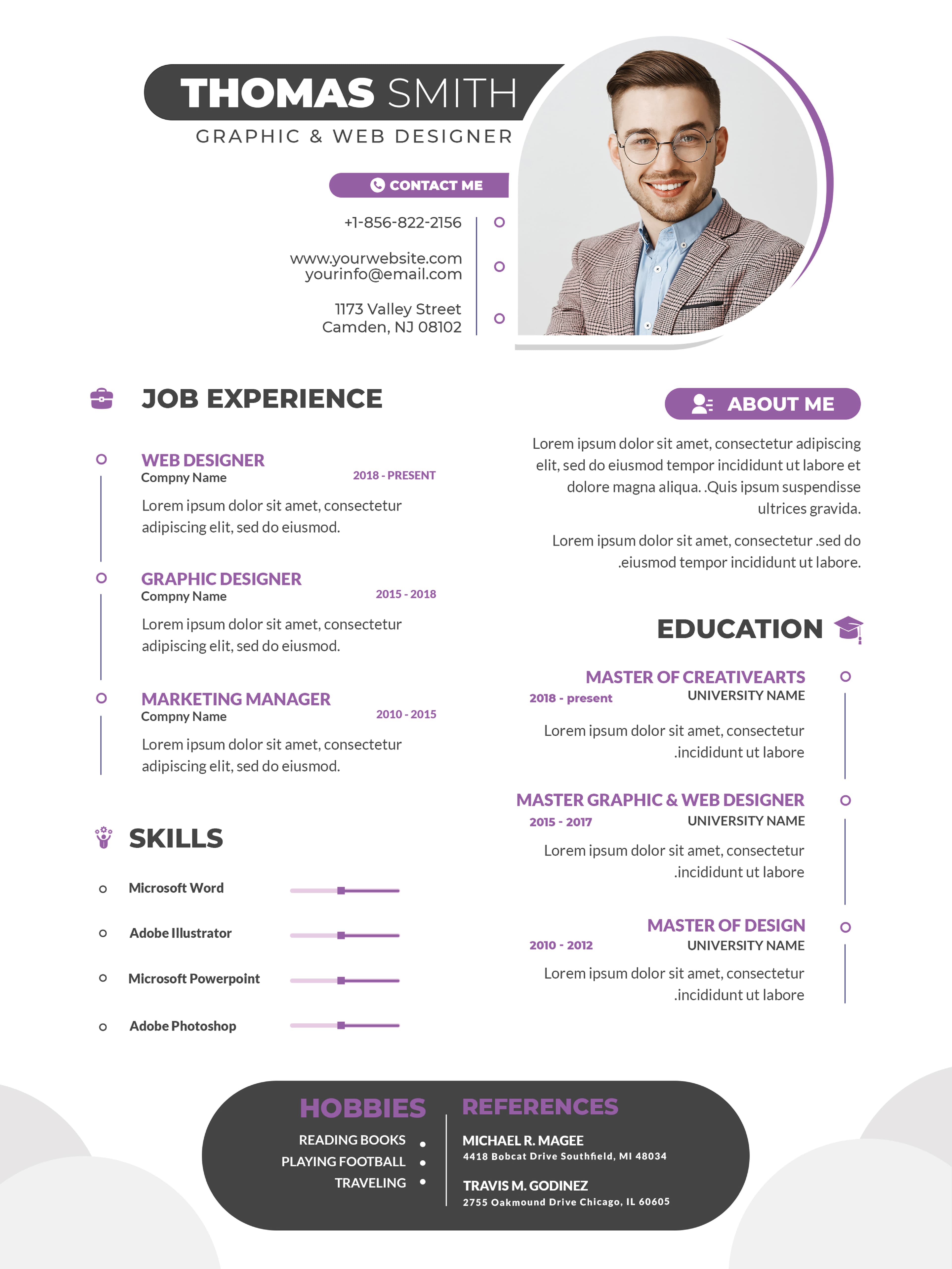 Muestra de CV Profesional CVRD